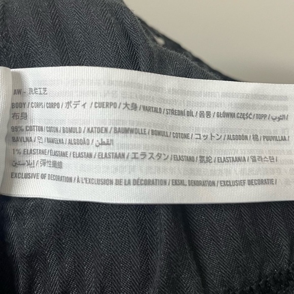 A+F The Skinny High Rise Curve Love Edgy Goth Split Hem Jeans - Picture 9 of 9